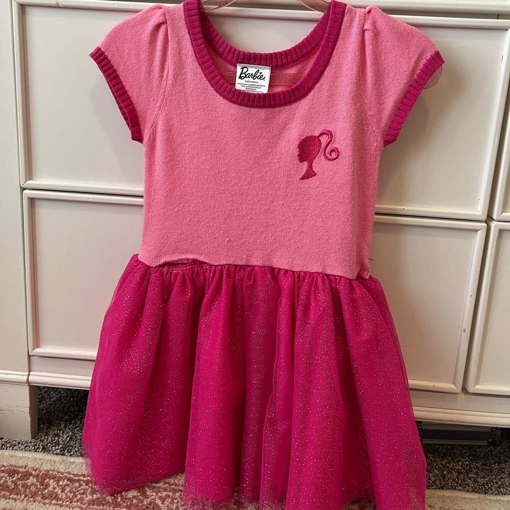 Barbie Two-Tone Pink Glitter Dress